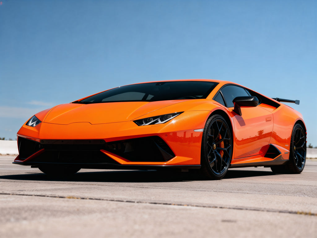 Solar Rush – Orange Supercar Art Print